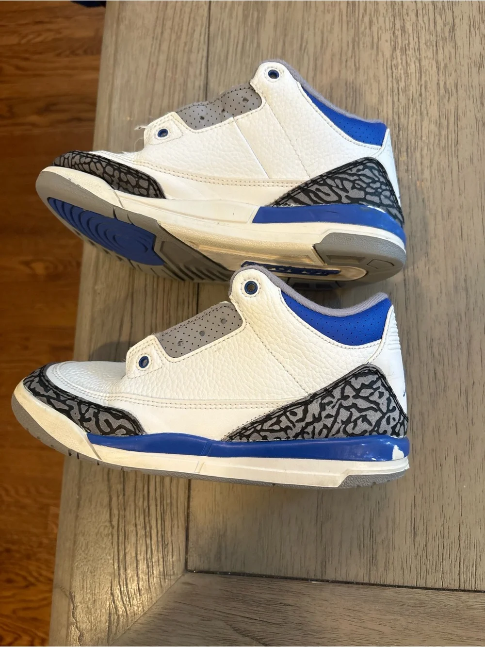 Nike Kids Blue & White Athletic Sneaker Pair